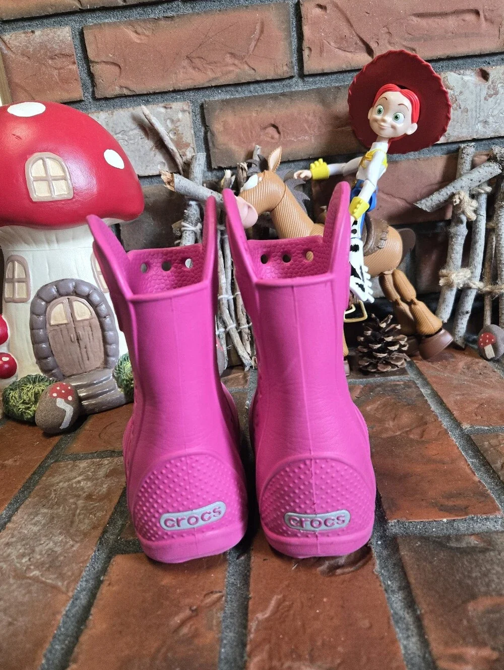 Pink Cush Toddler Handle It Rain Boot